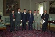 Audiência concedida pelo Presidente da República, Jorge Sampaio, à Direção da Confederação do Turismo Português, a 11 de fevereiro de 1998