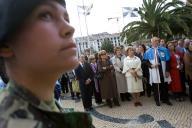 Maria Cavaco Silva participa na procissão de Nossa Senhora da Saúde, festividade religiosa com grandes tradições em Lisboa, a 10 de maio de 2009