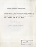 Declaração do Conselho Superior da Defesa Nacional, relativa à promoção ao posto de Brigadeiro do Serviço de Material, do Coronel Tirocinado Gualdino Leite da Silva Matos