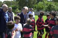 O Presidente da República, Jorge Sampaio, visita as instalações do Grupo Desportivo de Direito, a 14 de maio de 2005
