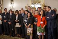 O Presidente da República Marcelo Rebelo de Sousa recebe, no Palácio de Belém, os Conselheiros das Comunidades Portuguesas que se encontram em Lisboa para a sua Reunião Plenária, a 27 abril 2016
