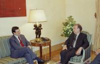 Audiência concedida pelo Presidente da República, Jorge Sampaio, ao Presidente do PSD, José Manuel Durão Barroso, a 29 de maio de 2000