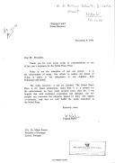 Carta do Primeiro Ministro de Israel, Yitzhak Rabin, dirigida ao Presidente da República, Mário Soares, agradecendo mensagem de felicitações que lhe foi endereçada na sequência da sua nomeação como Prémio Nobel da Paz.