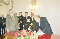 O Presidente da República, Jorge Sampaio, preside à tomada de posse ao Presidente do Supremo Tribunal Militar, Almirante Castanho Paes, a 27 de fevereiro de 2004